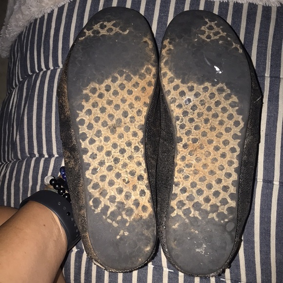Toms black sparkle glitter slip on shoes Sz 11 😍 - Picture 7 of 7